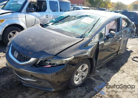 2013 Honda Civic Lx z USA, uszkodzony, nr VIN 19XFB2F53DE264765